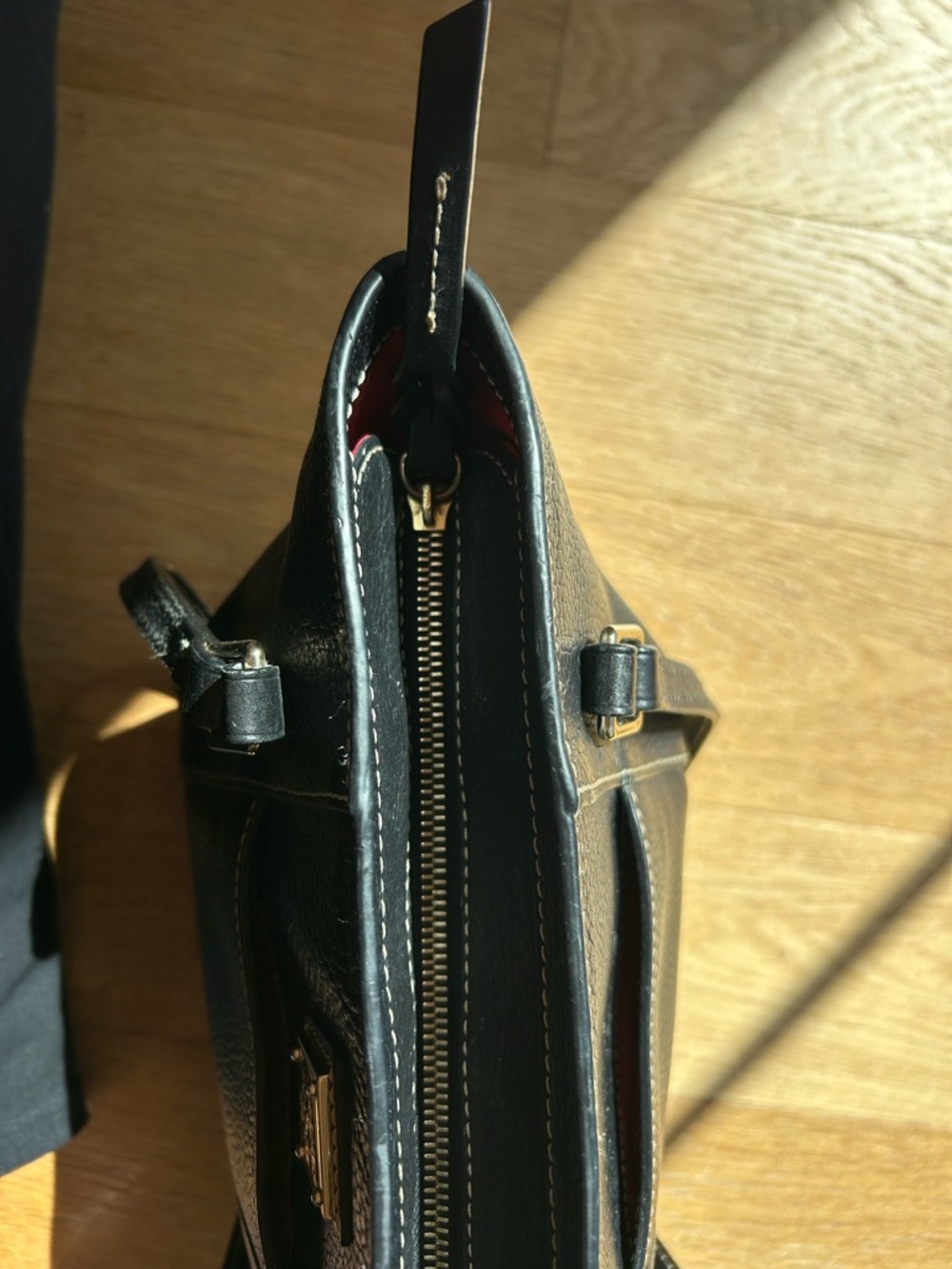 Dooney & Burke Pebble Grain Lexington Tote Bag - Picture 6 of 7